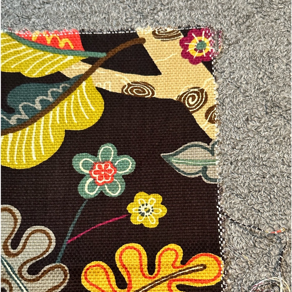 Kravet Fabric Sample Remnant Audaz 823 Cotton Whimsical Chartreuse Garden Spring - Picture 10 of 16